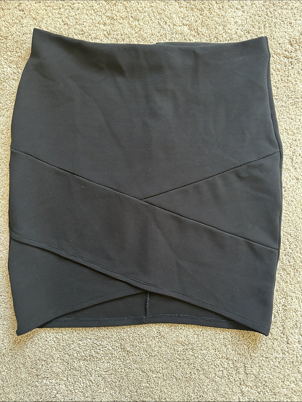 Joe B. Black Women's Ponte Knit Wrap-Front Skirt